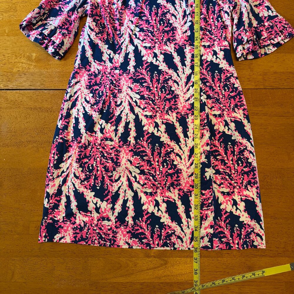 Lilly Pulitzer Fiesta Stretch Keyhole Back Dress Size 14 - Picture 5 of 8